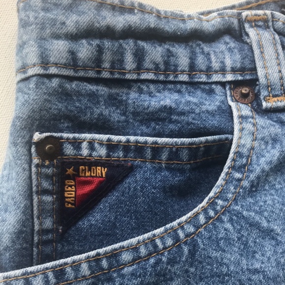 Denim Shorts Mom Shorts sz 7/8 - Picture 3 of 6